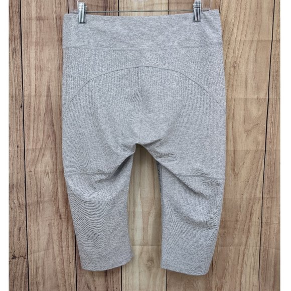OUTDOOR VOICES Warmup 3/4 Legging Dove/Ash Gray Space Dyed Sz XL - Picture 5 of 8
